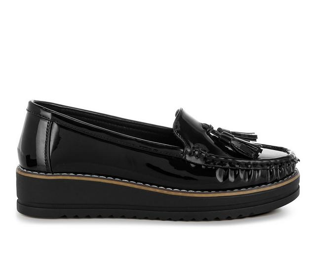 Women's London Rag Strelka Loafers in Black color
