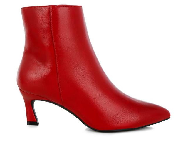 Women's London Rag Migelo Booties in Red color