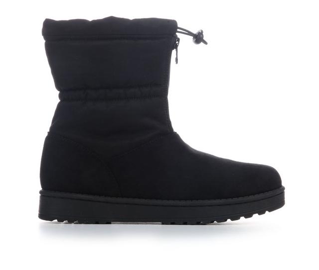 Women's White Mountain Izoard Winter Boots in Black/Fabric color