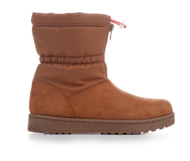 Women's White Mountain Izoard Winter Boots in Chestnut/Fabric color