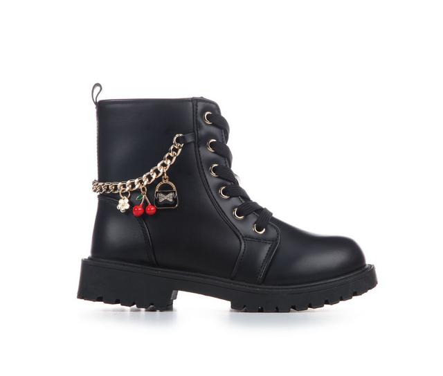 Girls' Blu D'or Little Kid & Big Kid Winona Boots in Black Smooth color