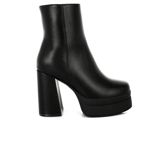 Women's London Rag Baltese Booties in Black color