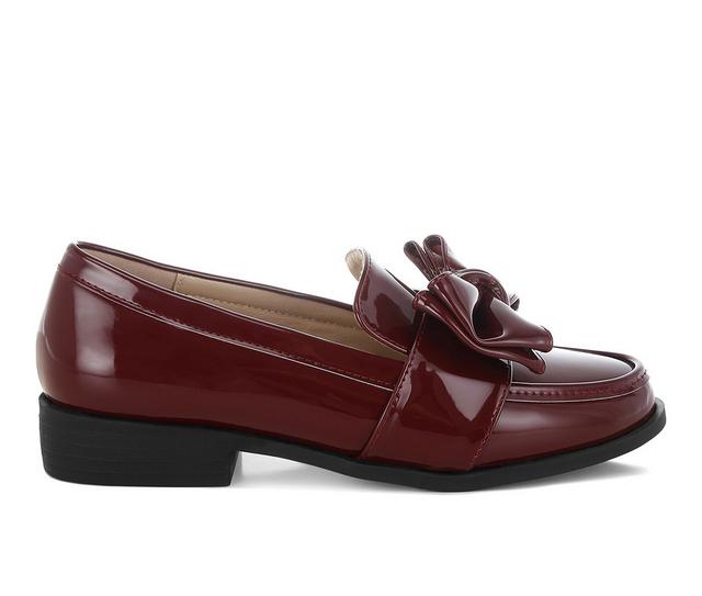 Women's London Rag Araminta Loafers in Burgundy color