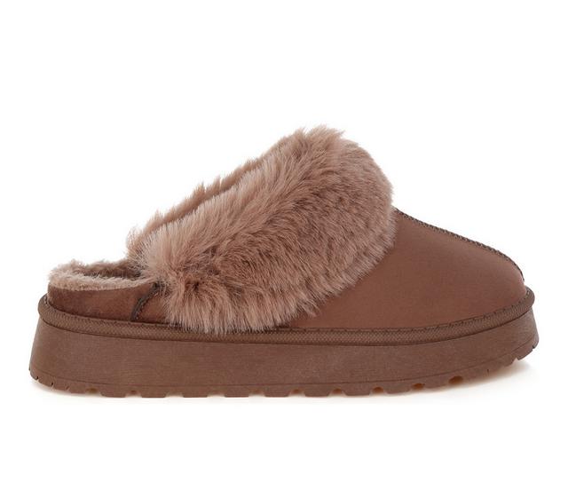 Women's London Rag Portho Clogs in Brown color