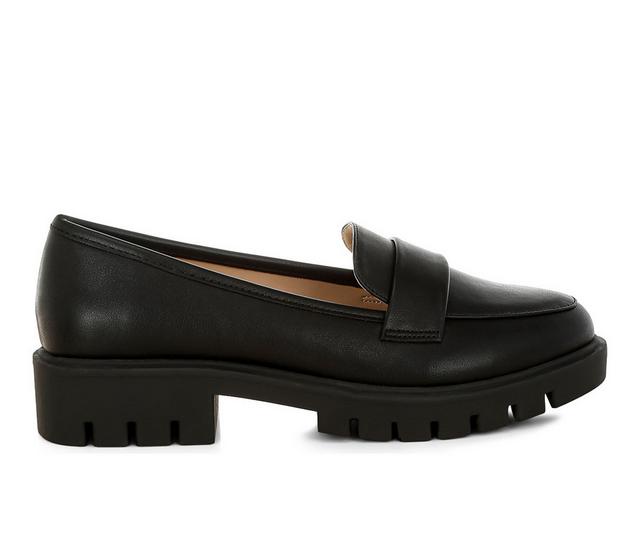 Women's London Rag Peridot Loafers in Black color