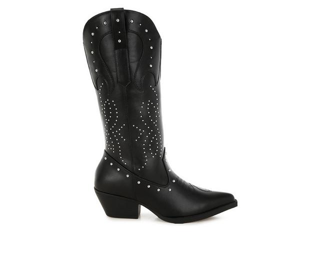 Women's London Rag Dockery Western Boots in Black color