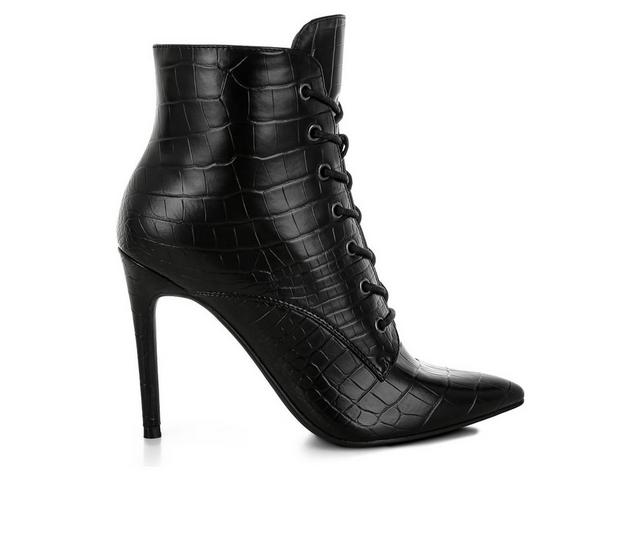Women's London Rag Mesta Heeled Boots in Black color