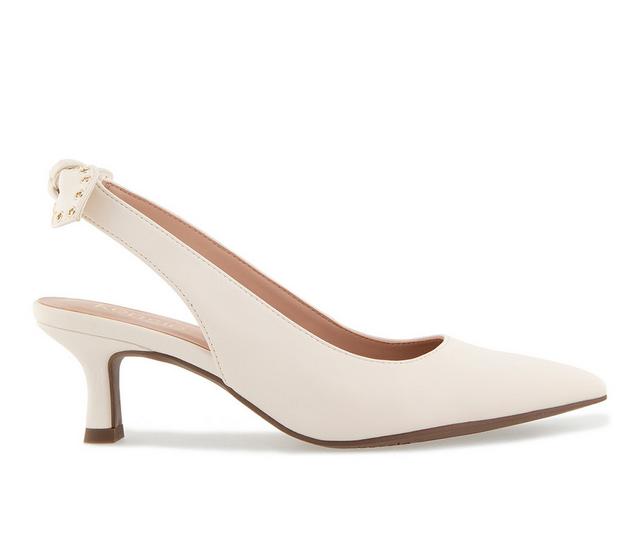 Women's KENSIE Olympia Pumps in Off White color