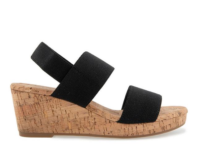 Women's KENSIE Jakura Wedges in Black color