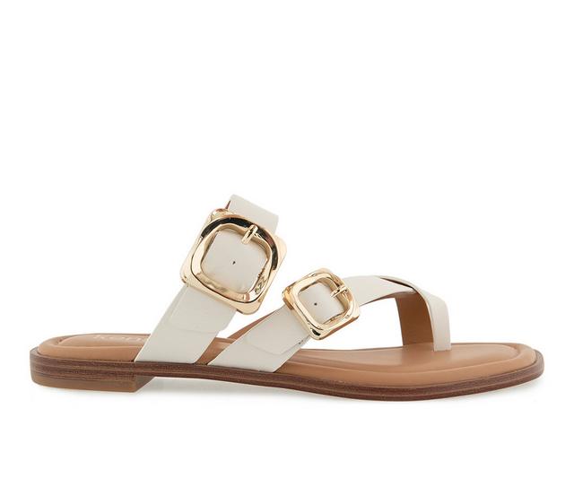 Women's KENSIE Riri Sandals in Off White color
