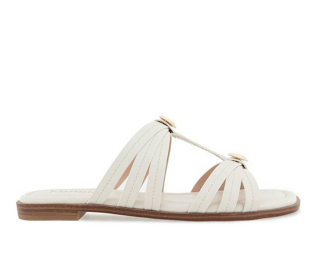 Women's KENSIE Rallow Sandals in Off White color