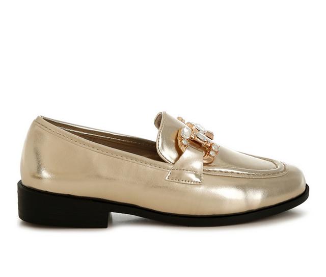 Women's Rag & Co Dendron Loafers in Gold color