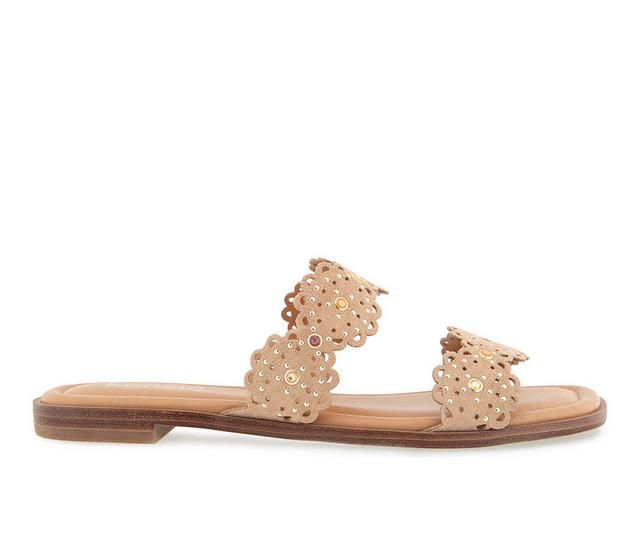 KENSIE Reese Sandals in Tan color