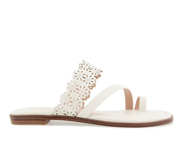 Women's KENSIE Reign Sandals in Off White color