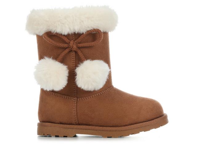 Girls' Makalu Toddlers' Teddy Boots in Chestnut color