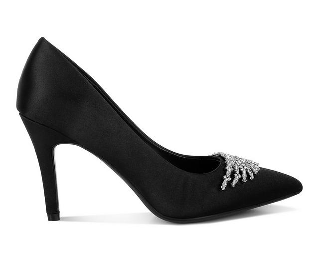 Women's Rag & Co Rhodolia Pumps in Black color