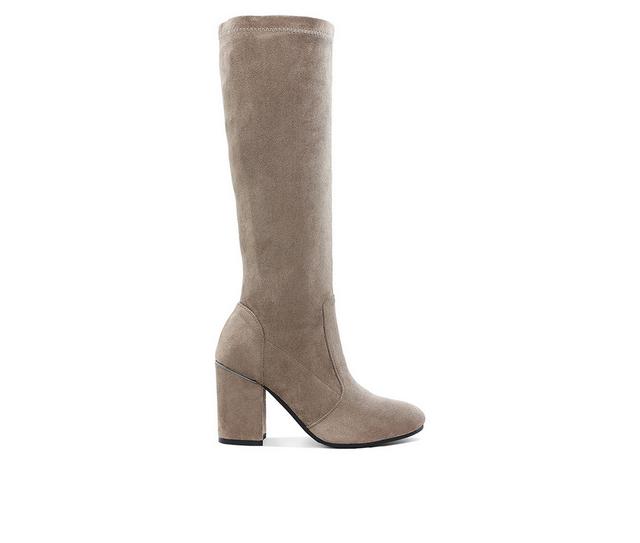 Women's Rag & Co Saloniki Knee High Boots in Taupe color