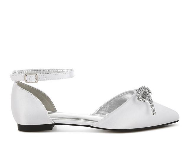 Women's Rag & Co Simina Flats in White color