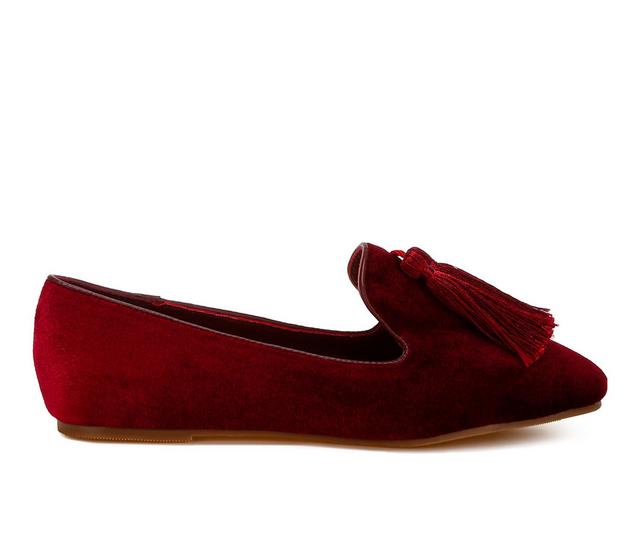 Women's Rag & Co Tromso Loafers in Burgundy color