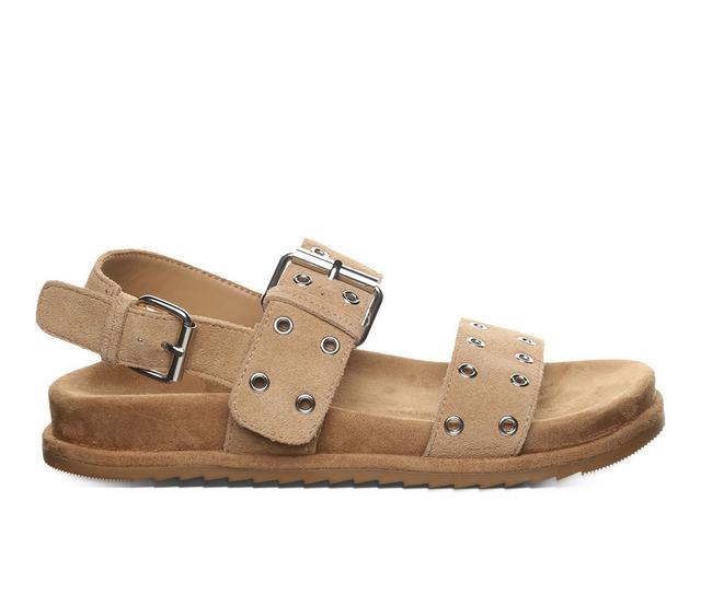 Women's Bearpaw Liandra Footbed Sandals in Toffee color