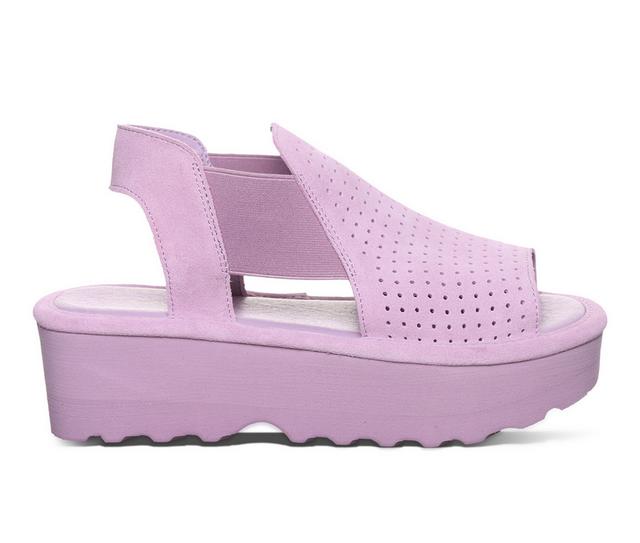 Women's Bearpaw Tatiana Platform Sandals in Lavender Mist color