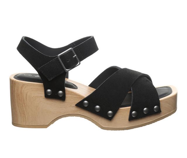 Women's Bearpaw Colette Wedges in Black color
