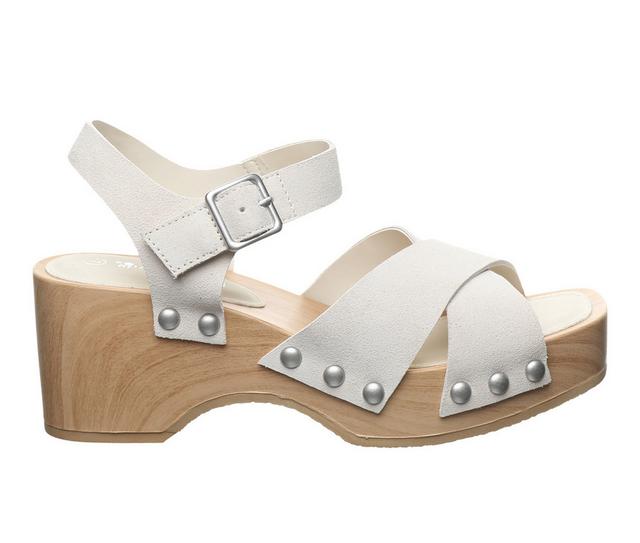 Women's Bearpaw Colette Wedges in Bleached Sand color