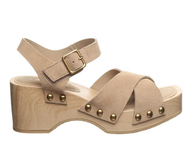 Women's Bearpaw Colette Wedges in Toffee color