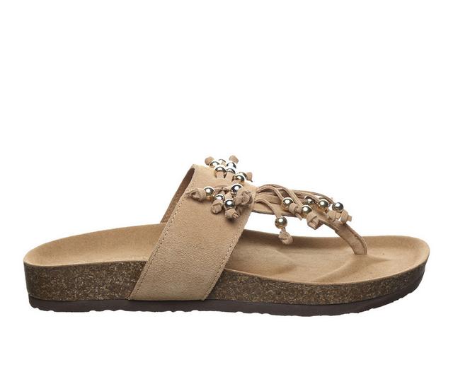 Women's Bearpaw Cosima Footbed Sandals in Toffee color