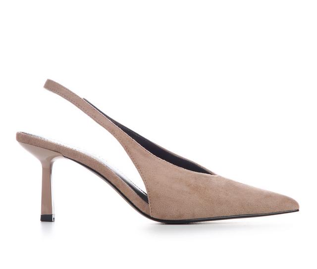 Women's Madden Girl Brilliant Pumps in Taupe Fab color