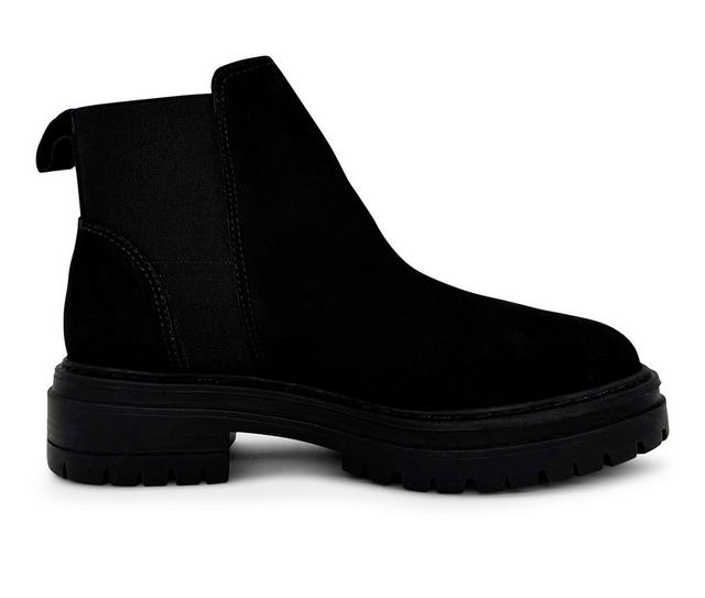 Women's Chelsea Crew Farah Booties in Black Nubuck color