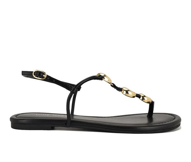 Women's Nine West Bello Sandals in Black color