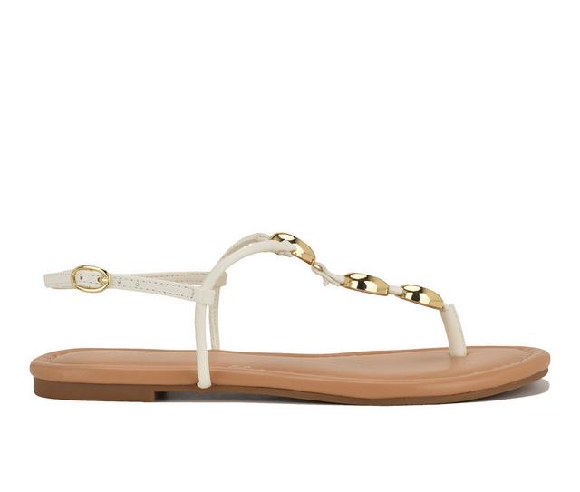 Women's Nine West Bello Sandals in White color