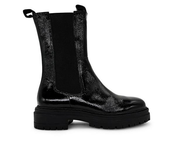 Women's Chelsea Crew Sherry Ankle Boots in Black Pat color