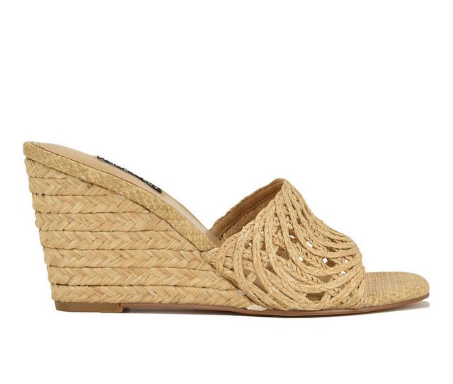 Women's Nine West Nimma Wedges in Light Natural color