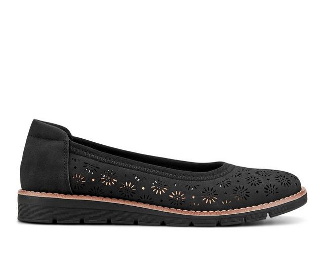 Women's Easy Spirit Keliann Flats in Black color