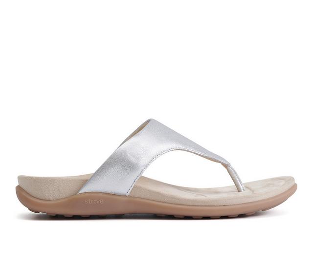 Women's Strive Antibes Sandals in Silver color