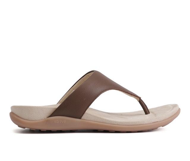 Women's Strive Antibes Sandals in Tan color