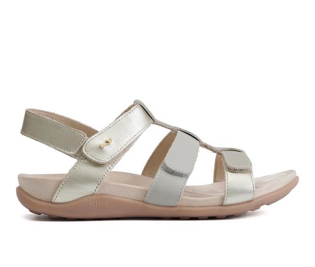 Women's Strive Cassis Outdoor Sandals in Gold color