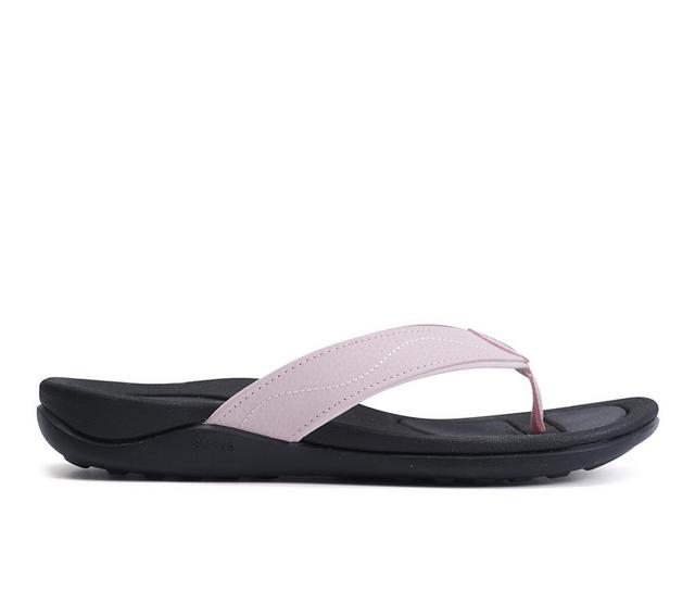 Women's Strive Wave Flip-Flops in Pink color