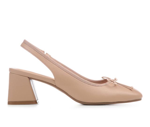 Women's Madden Girl Emelia Pumps in Dark Nude color