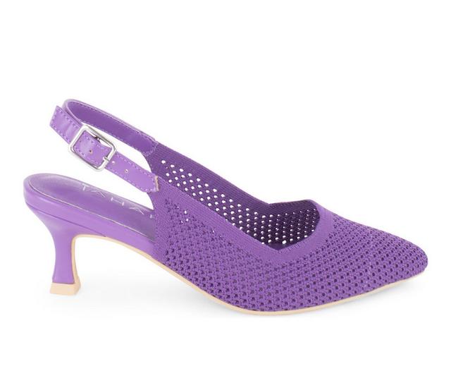 Women's Tahari Galway Pumps in Dark Purple color