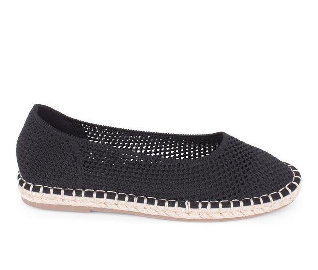 Women's Tahari Juniper Flats in Black color