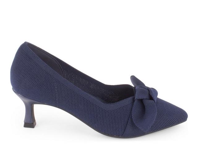 Women's Tahari Limoges Pumps in Dark Navy color