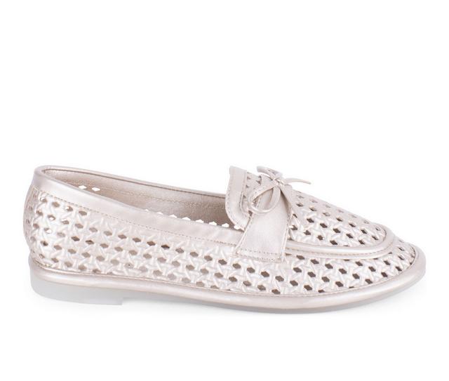 Women's Tahari Maple Loafers in Gold color