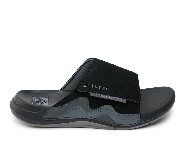 Men's Reef Men's Cruiser Slide Slides in Black/Grey color