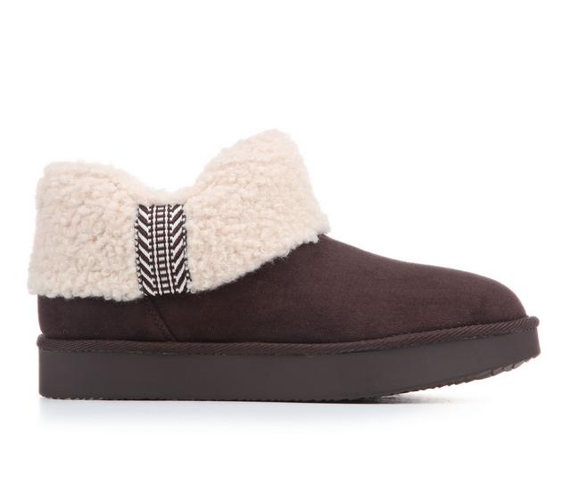 Women's White Mountain Bleaker Winter Boots in Dark Brown color