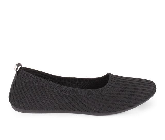 Women's Gloria Vanderbilt Jasmine Flats in Black color