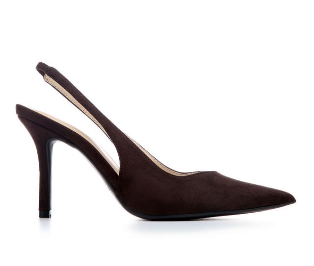 Women's Nine West Giyya 2 Pumps in Dark Brown color