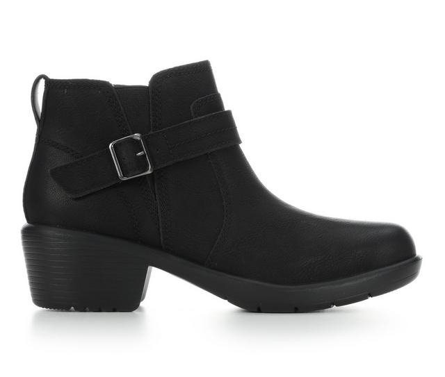 Women's Clarks Kynnzie Rise Booties in Black color